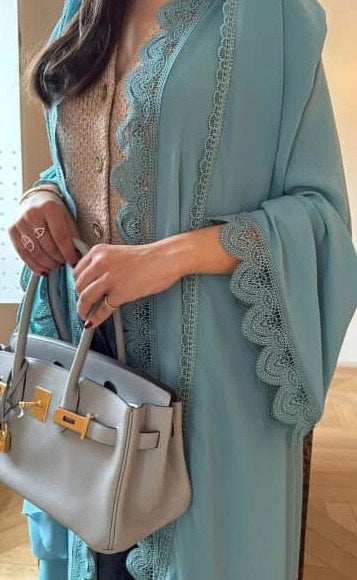 Leeza Lace Abaya – Imported Indonesian Fabric