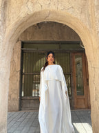 Alfiya Cape Dress – Paris Silk